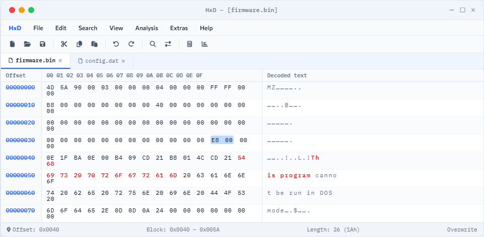 HxD Hex Editor